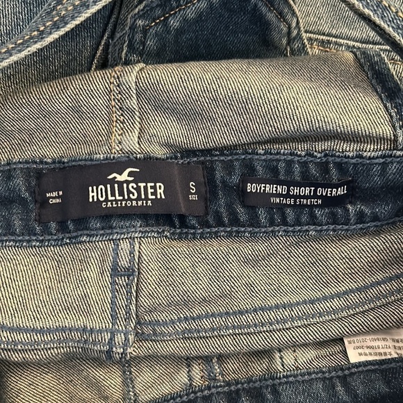 Hollister Boyfriend Short Overall Vintage Stretch Size Small New with tags! - Picture 7 of 9